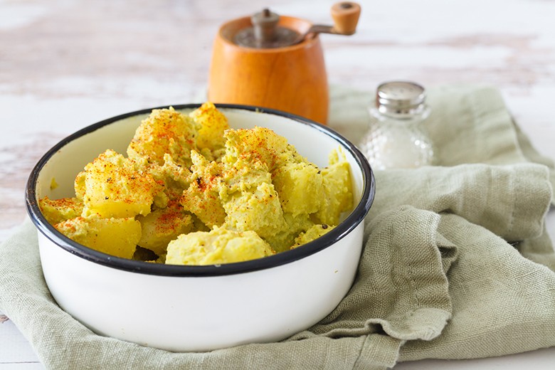 Veganer Kartoffelsalat mit Guacamole