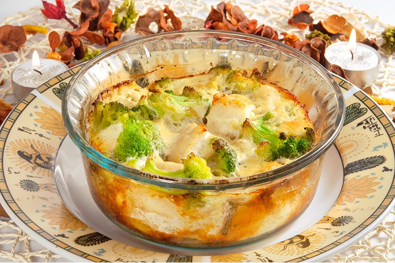 Hähnchen-Brokkoli-Auflauf