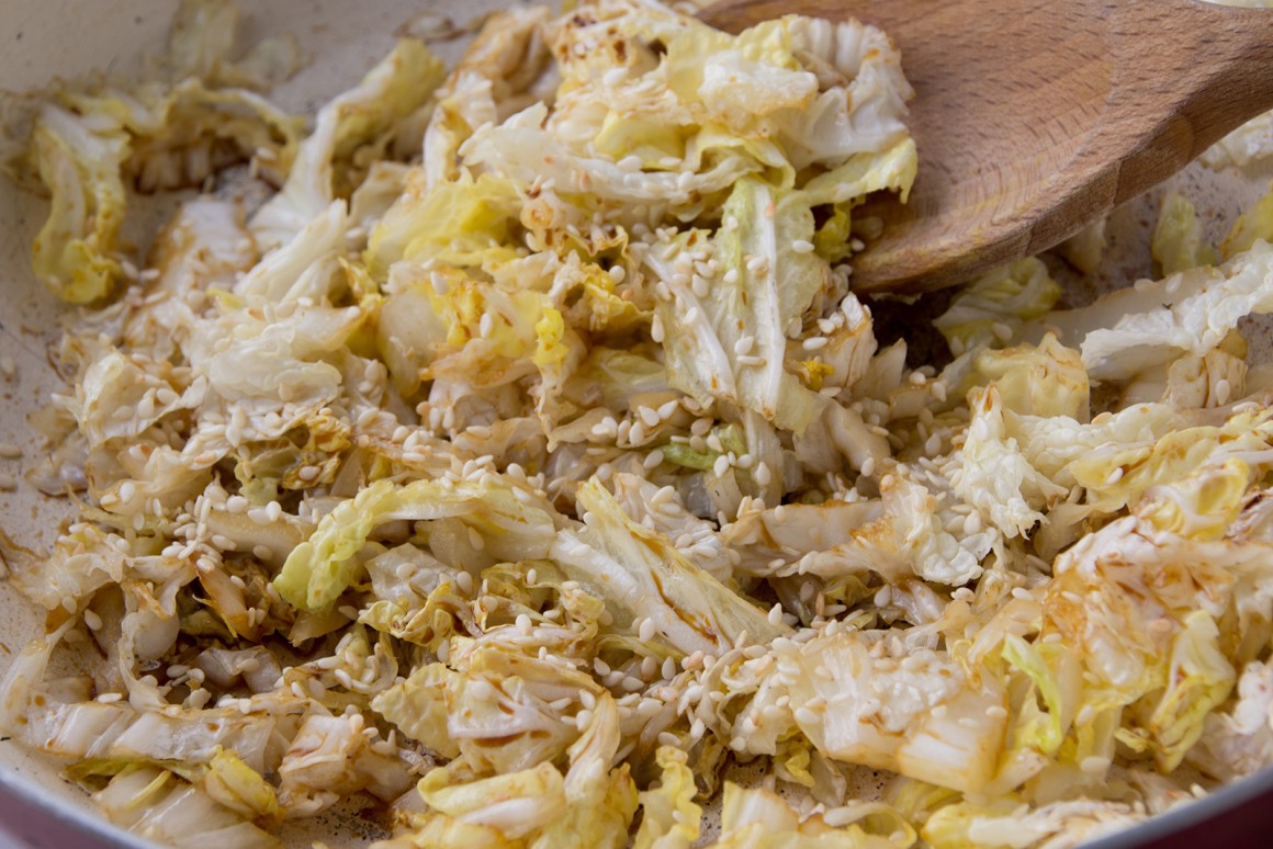 Gebratener Chinakohl - Rezept