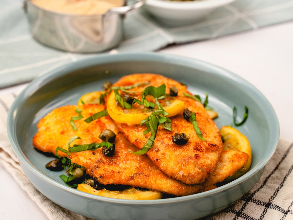 Hähnchen mit Käsekruste