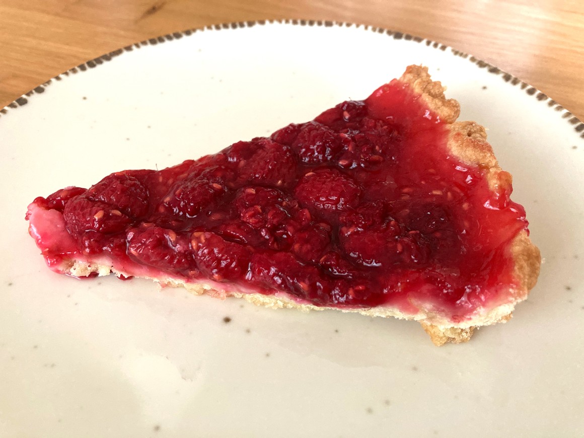 Himbeerkuchen mit Mürbeteig