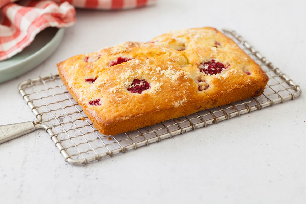 Himbeer-Buttermilch-Kuchen vom Blech