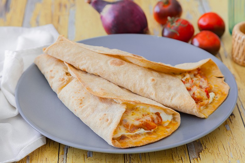 Schinken-Käse-Wraps