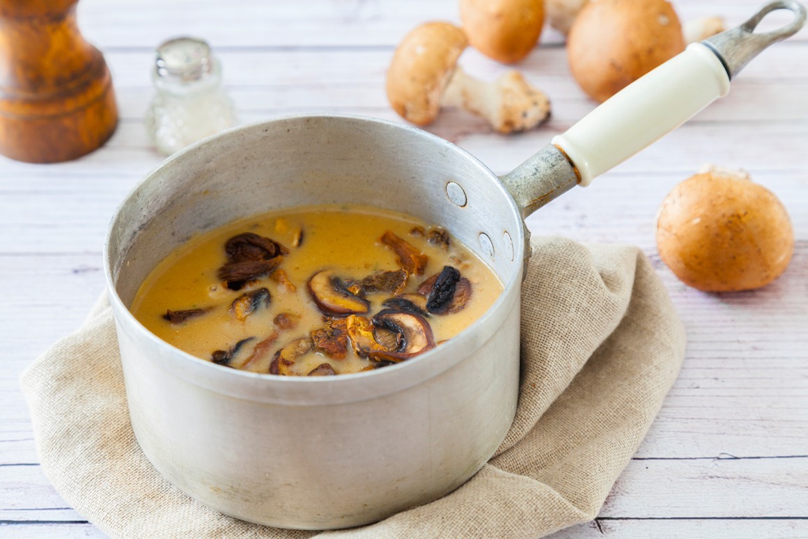 Steinpilz-Sahne-Soße - Rezept