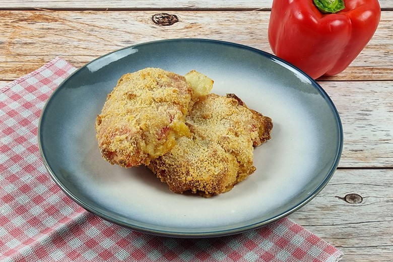 Gefüllte Paprikaschnitzel