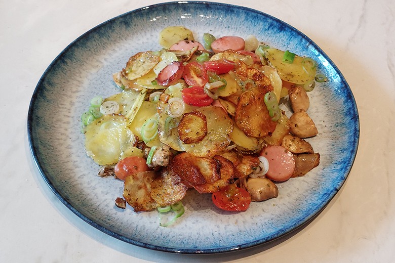 Kartoffel-Champignon-Pfanne