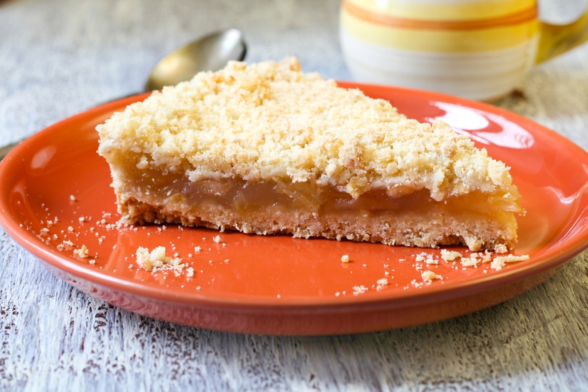 Streuselkuchen mit Apfel