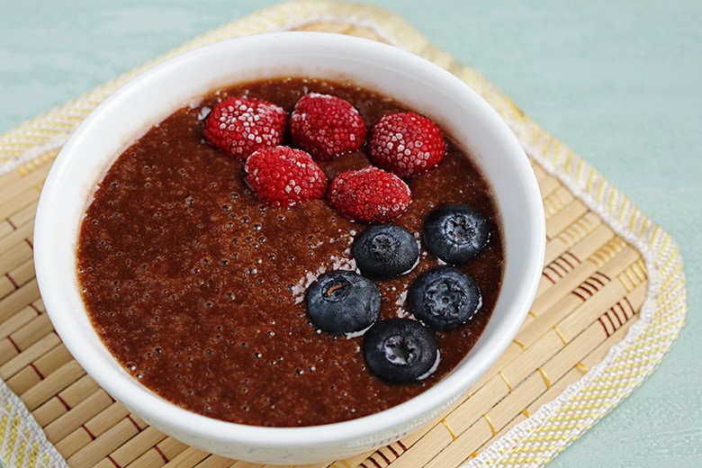 Rohkost Banane-Kakao-Pudding