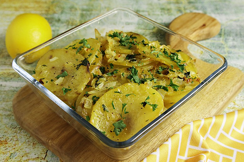 Kartoffeln mit Zitrone