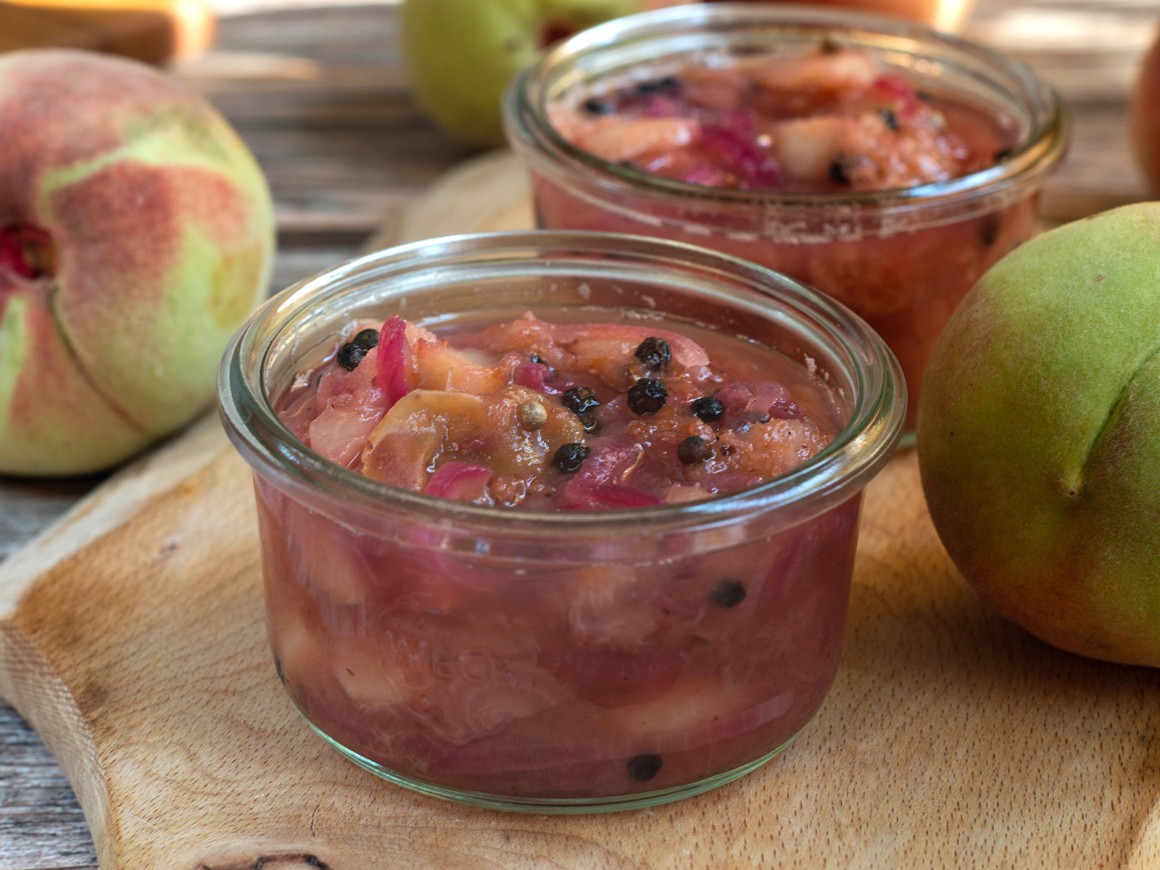 Pfirsich-Chutney - Rezept