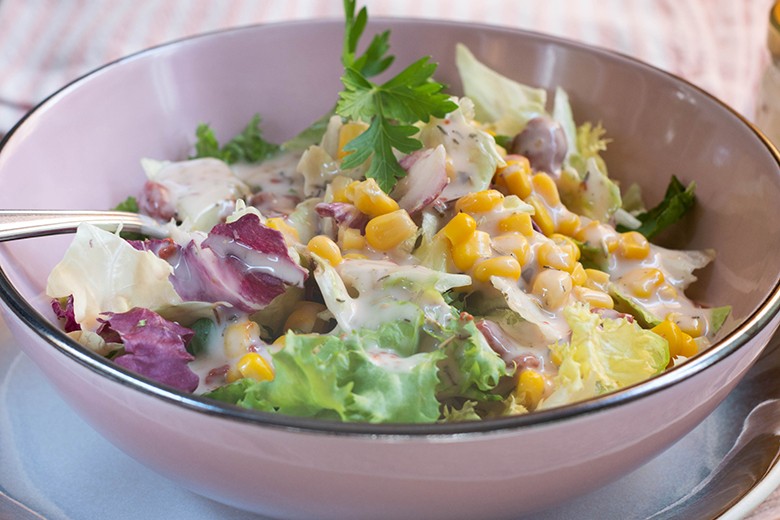 Italienische Senfsoße für Salat