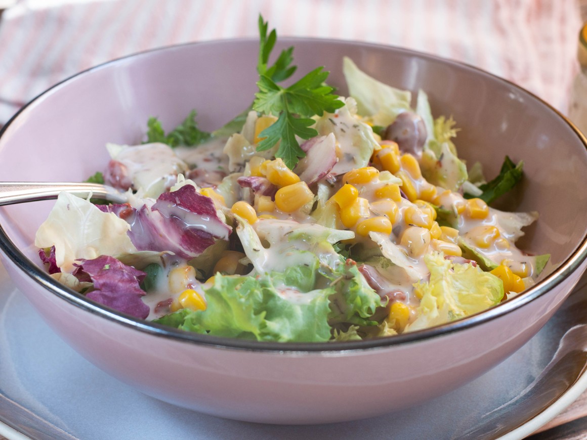 Italienische Senfsoße für Salat