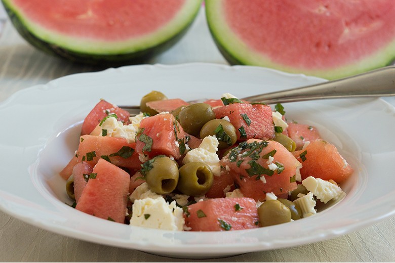 Melonen-Feta-Salat