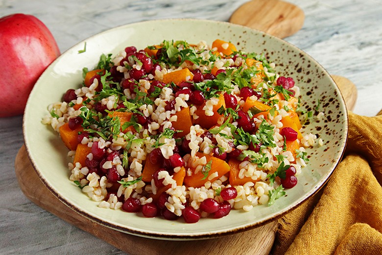 Bulgursalat mit Granatapfel