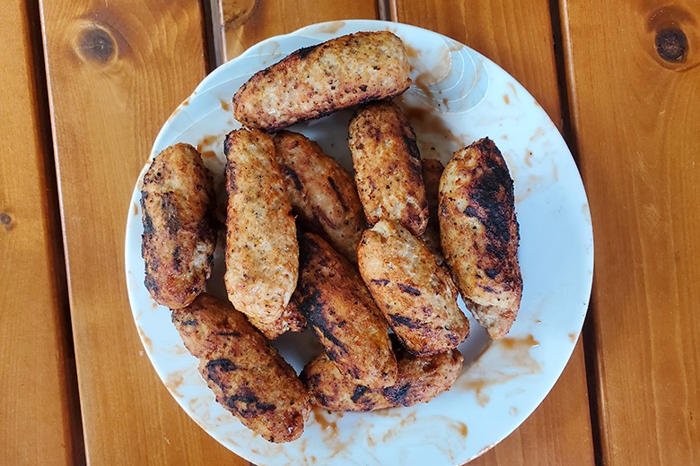 Einfache Grillwürstchen 