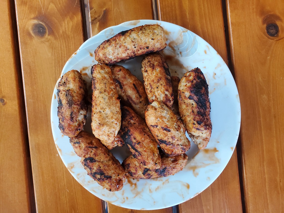Einfache Grillwürstchen 