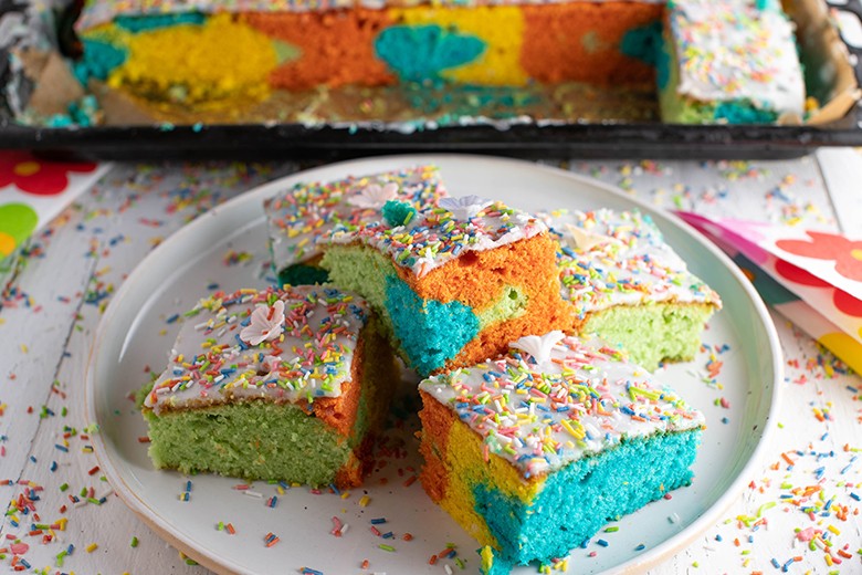 Bunter Blechkuchen