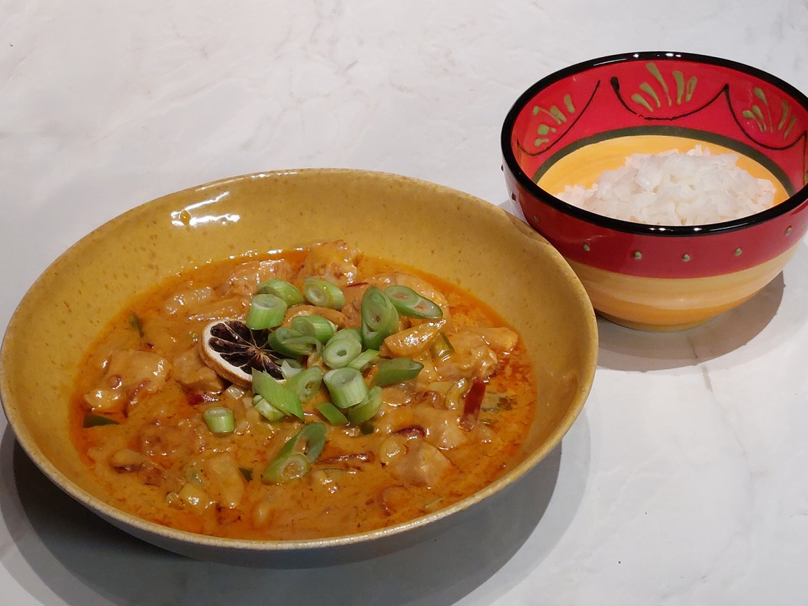 Puten-Curry mit Limette