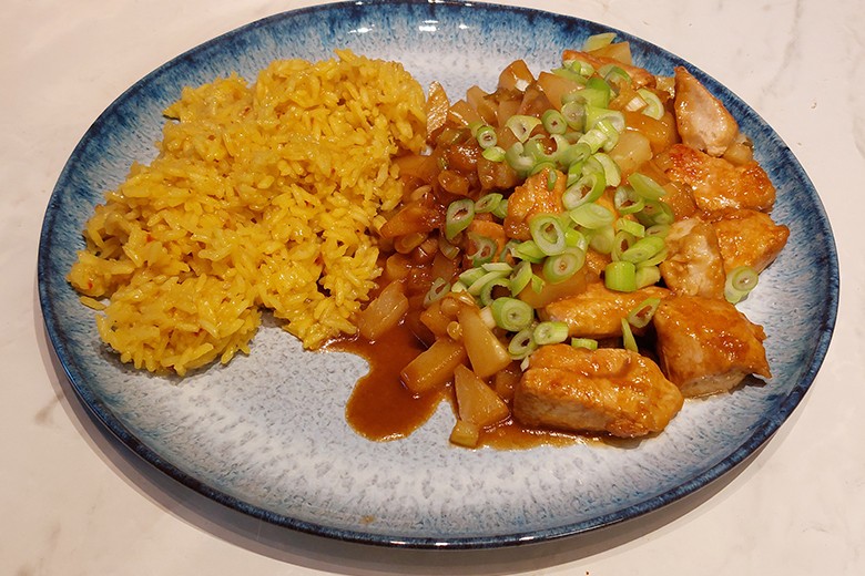 Puten-Ananas-Curry