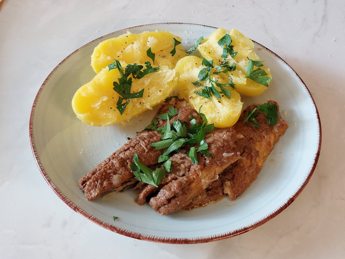 Brathering mit Kartoffeln