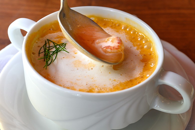 Feine Krabbensuppe