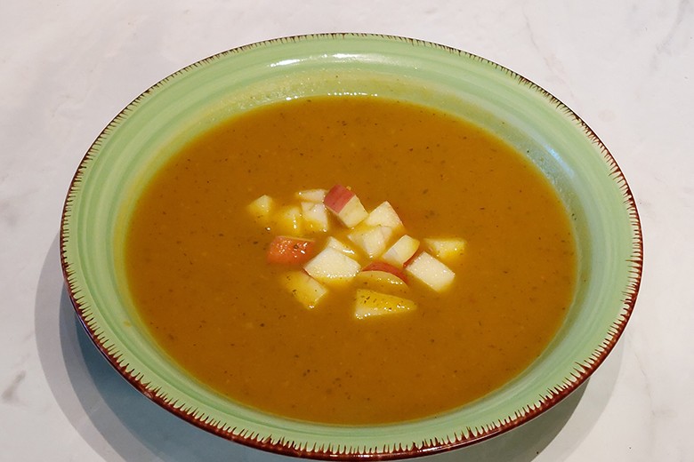 Kürbis-Apfelsuppe