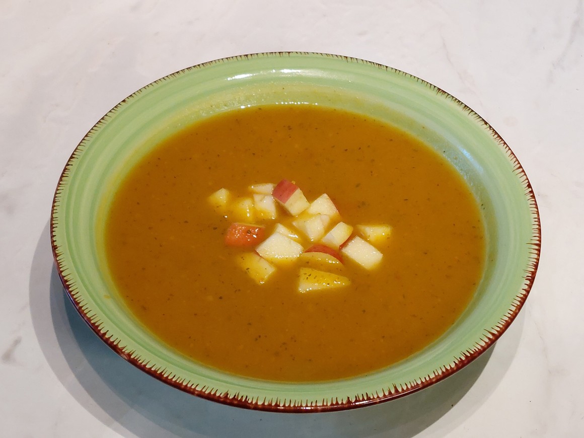 Kürbis-Apfelsuppe