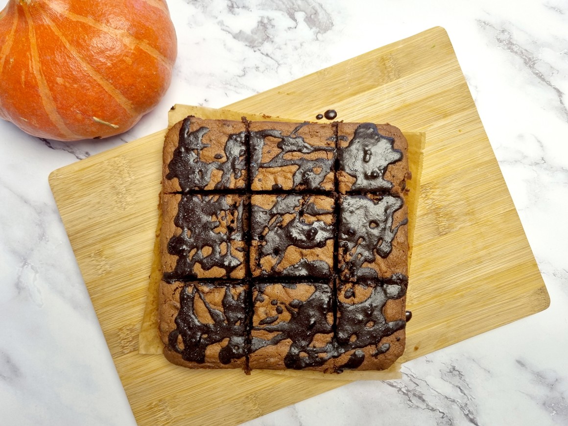 Kürbis-Brownies
