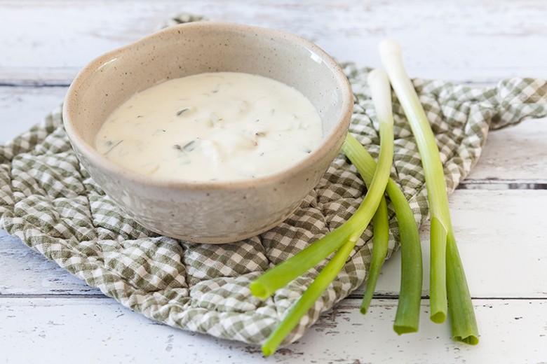 Lauchzwiebel-Mayonnaise