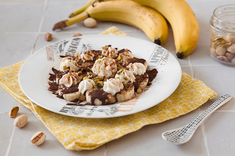 Schokobananen mit Erdnussbutter