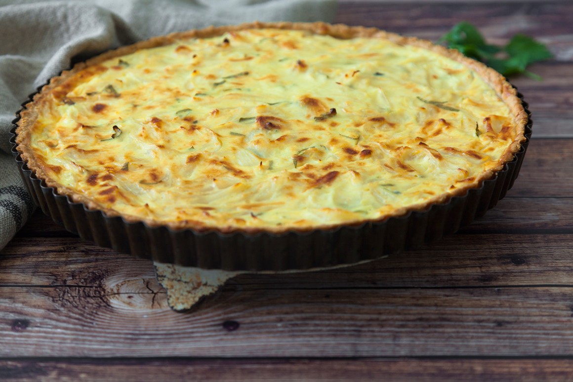 Vegetarischer Zwiebelkuchen - Rezept
