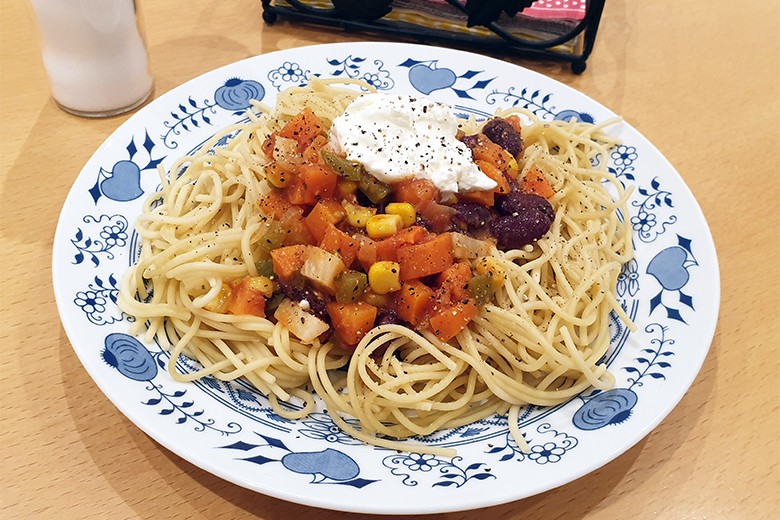 Chili sin carne Spaghetti