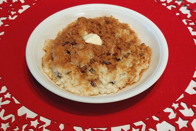 Milchreis mit Rosinen