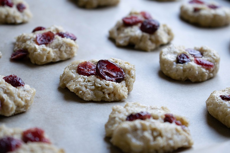 Cranberry-Hafer-Cookies