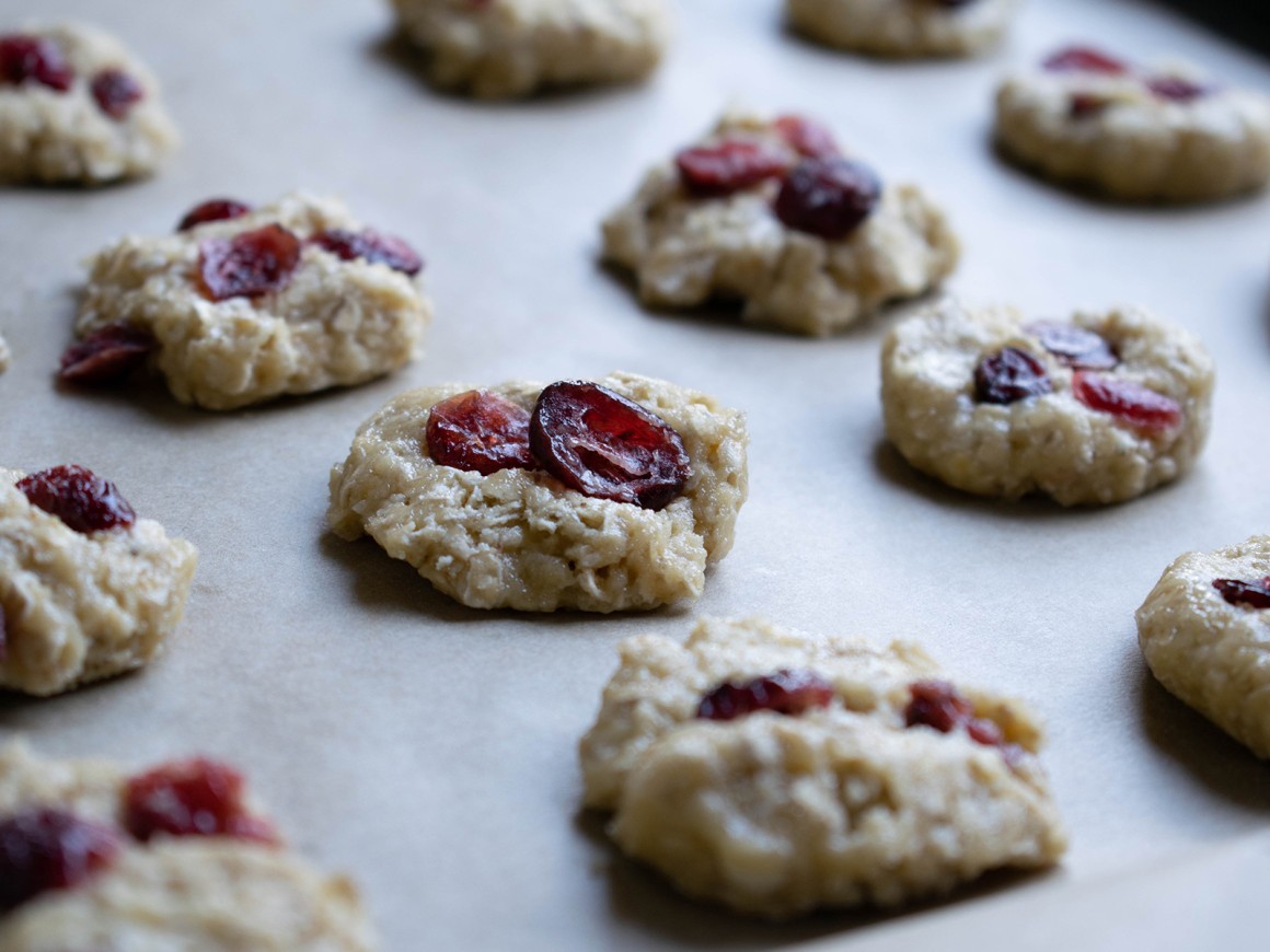Cranberry-Hafer-Cookies