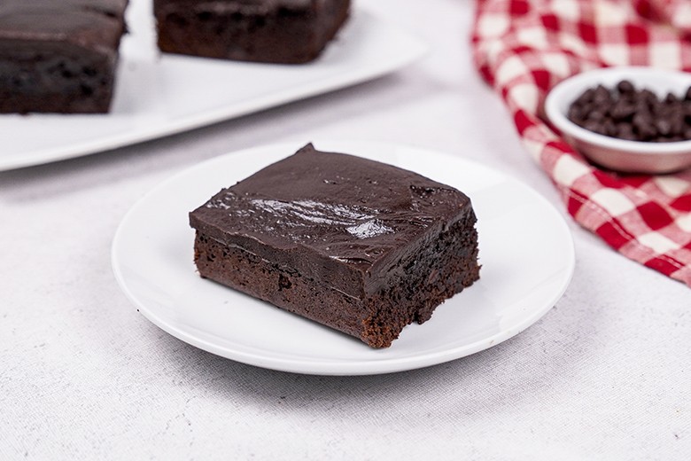 Saftige Brownies mit Glasur