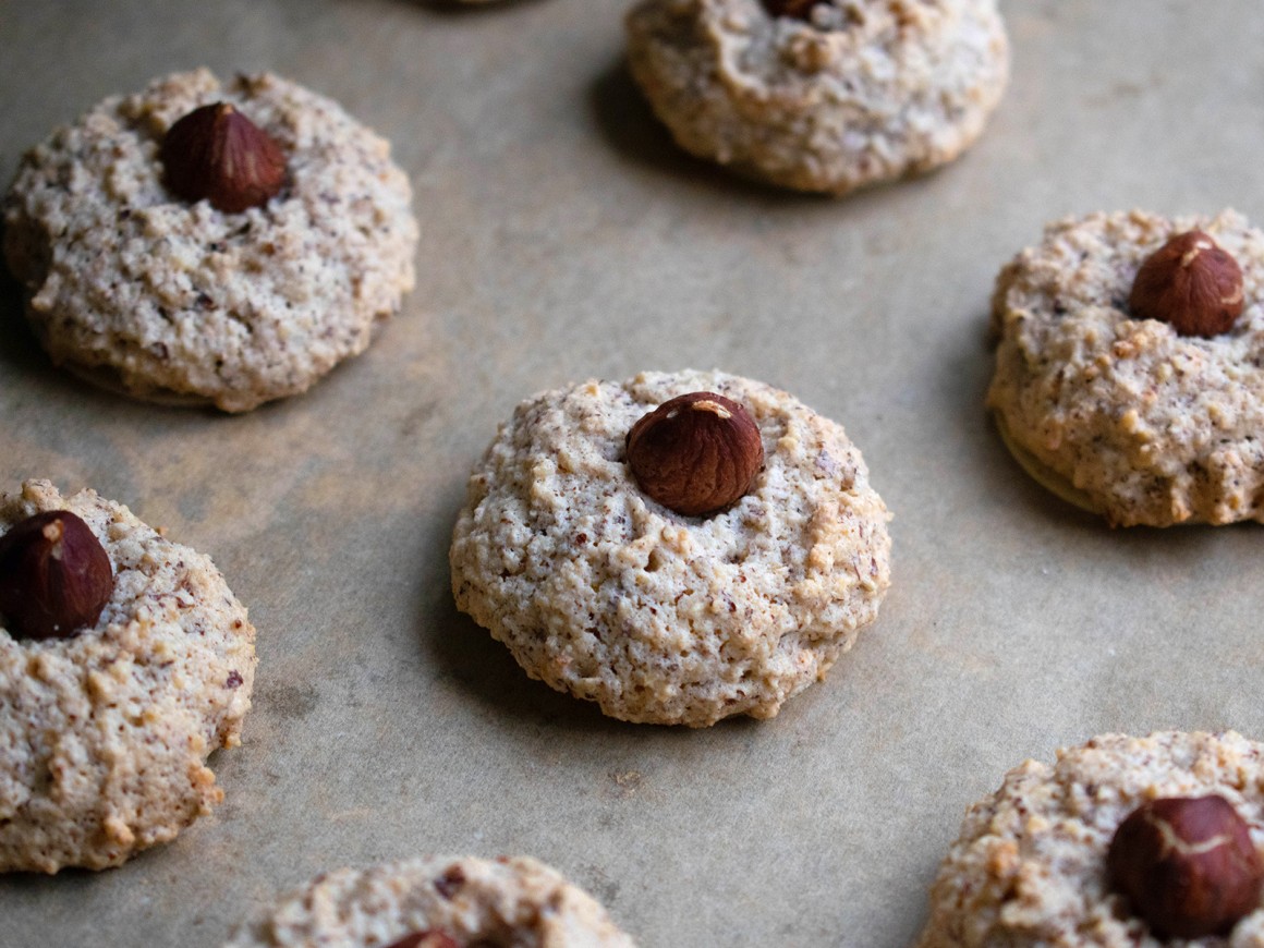 Saftige Nussmakronen - Rezept