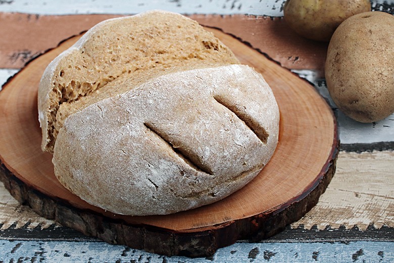 Veganes Kartoffelbrot