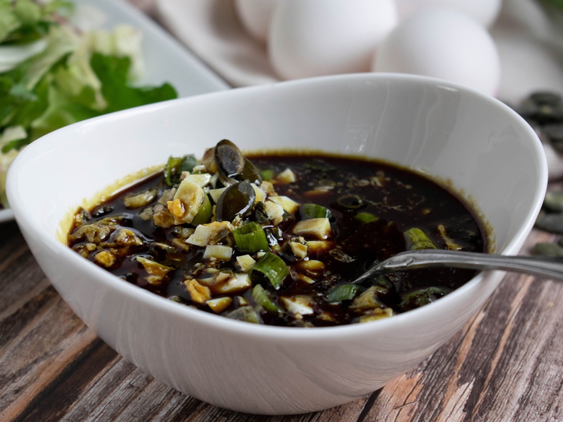 Dressing mit Kürbiskernen