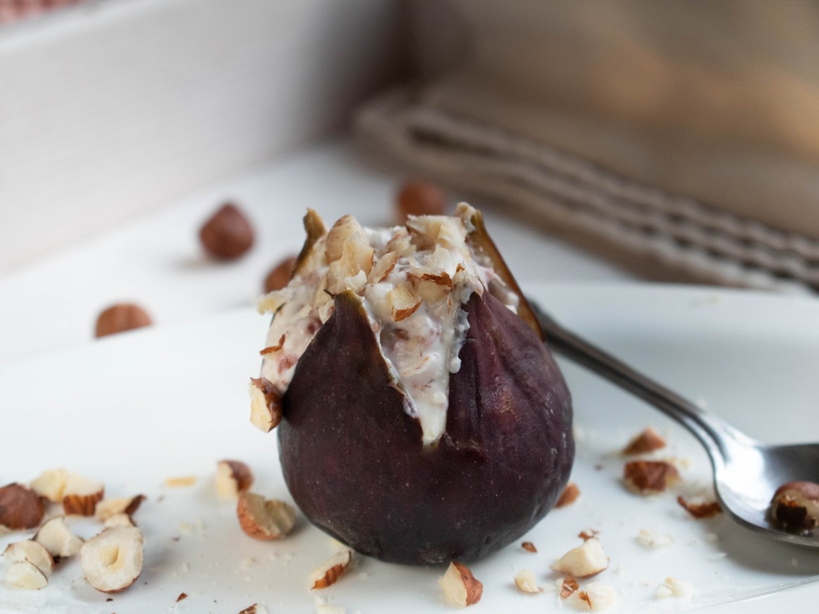 Feigen mit Nussquark