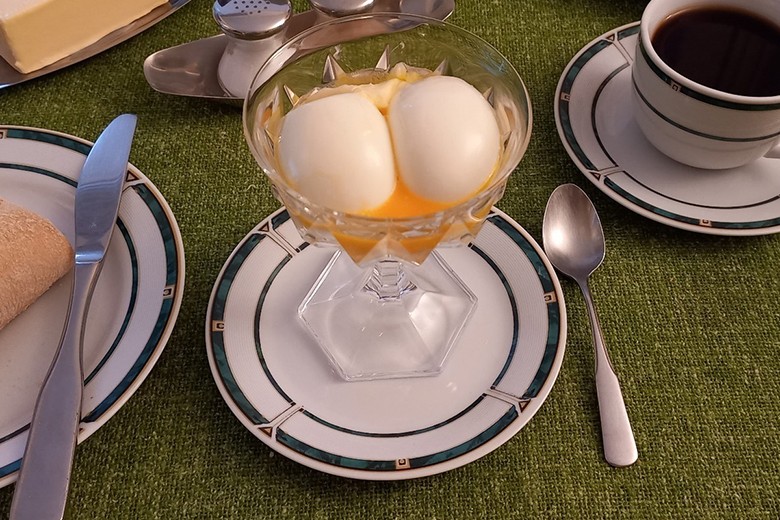 Eier im Glas