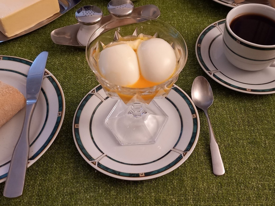 Eier im Glas