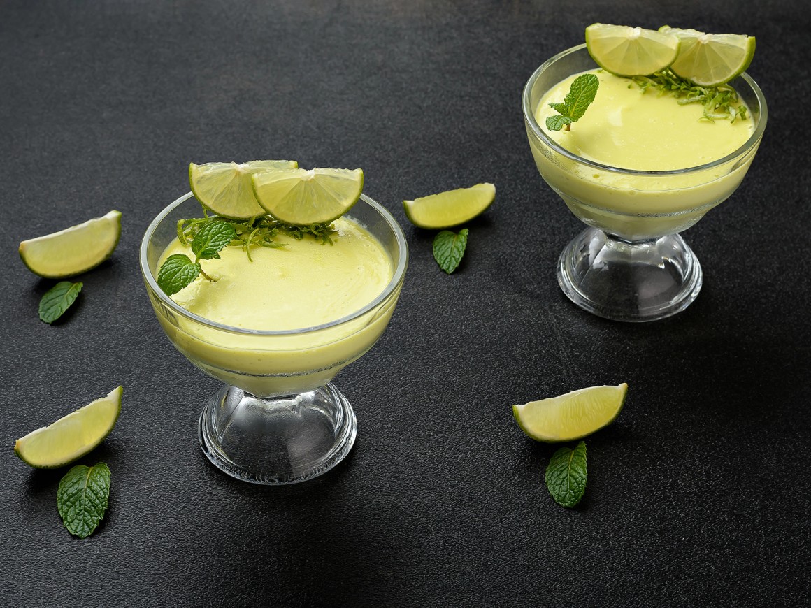 Kiwi-Limetten-Mousse - Rezept