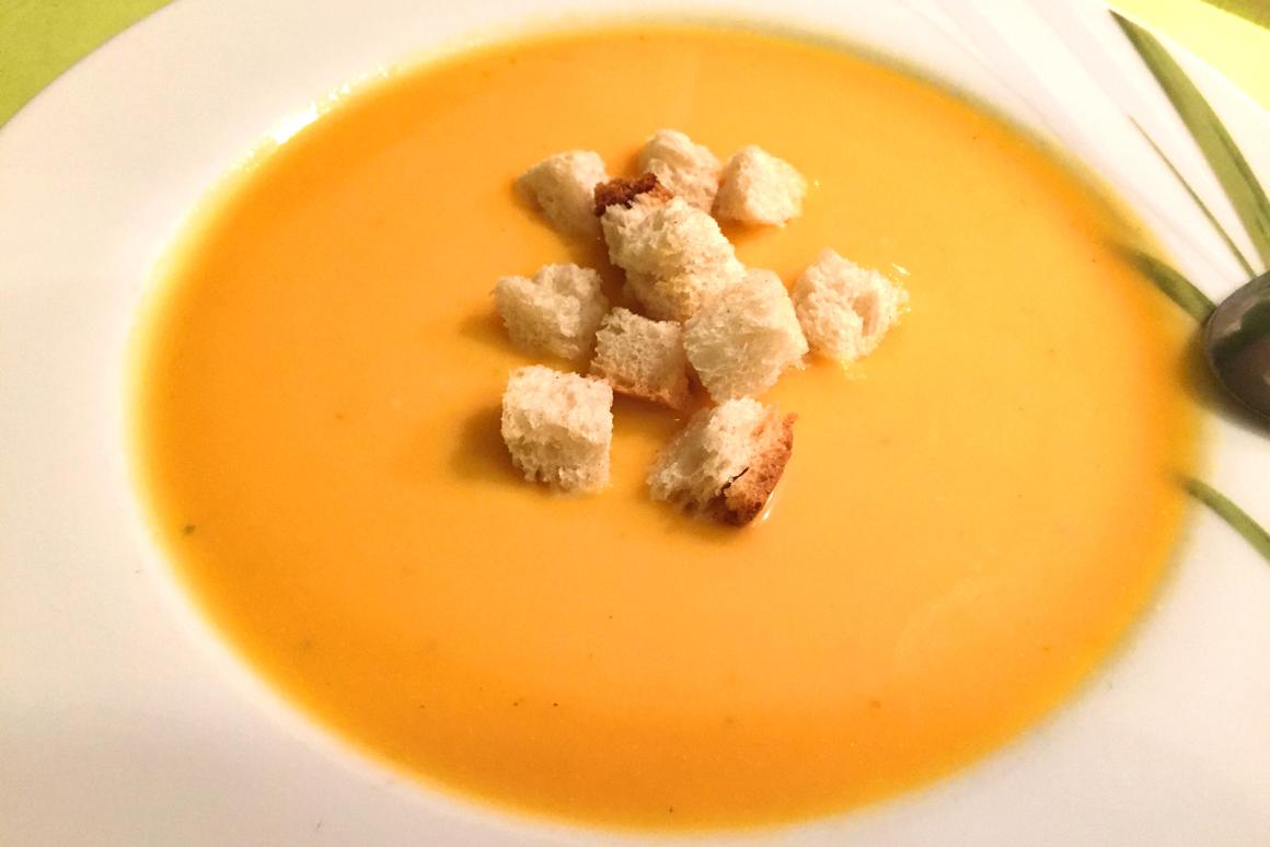 Cremige Süßkartoffelsuppe - Rezept