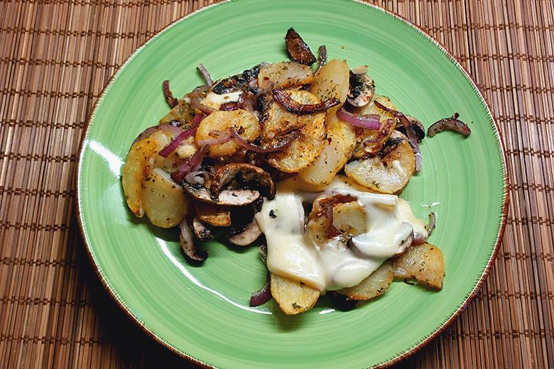 Bratkartoffel-Champignon-Pfanne