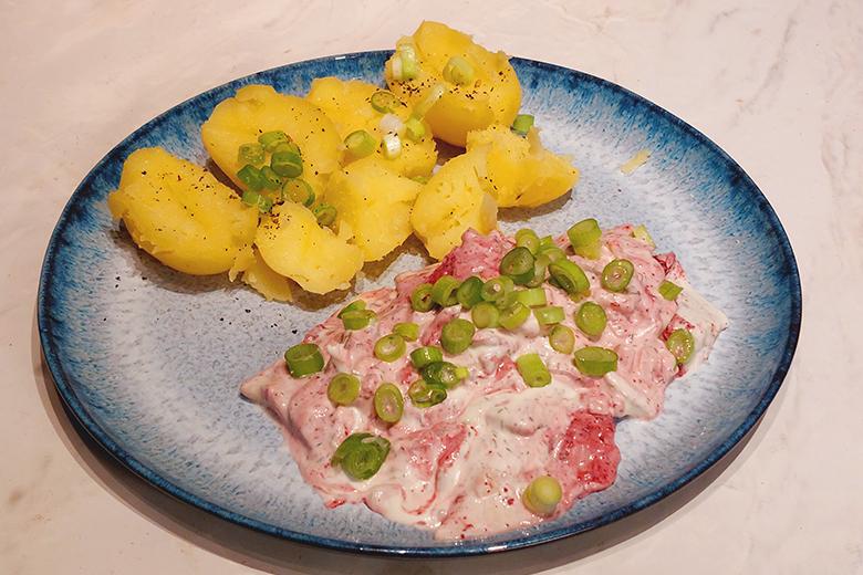 Bismarckhering mit Salzkartoffeln