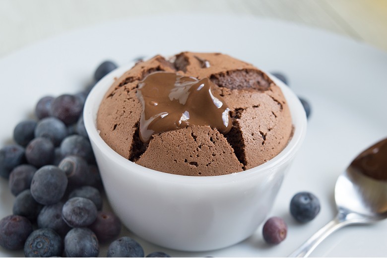 Schokokuchen mit flüssigem Kern