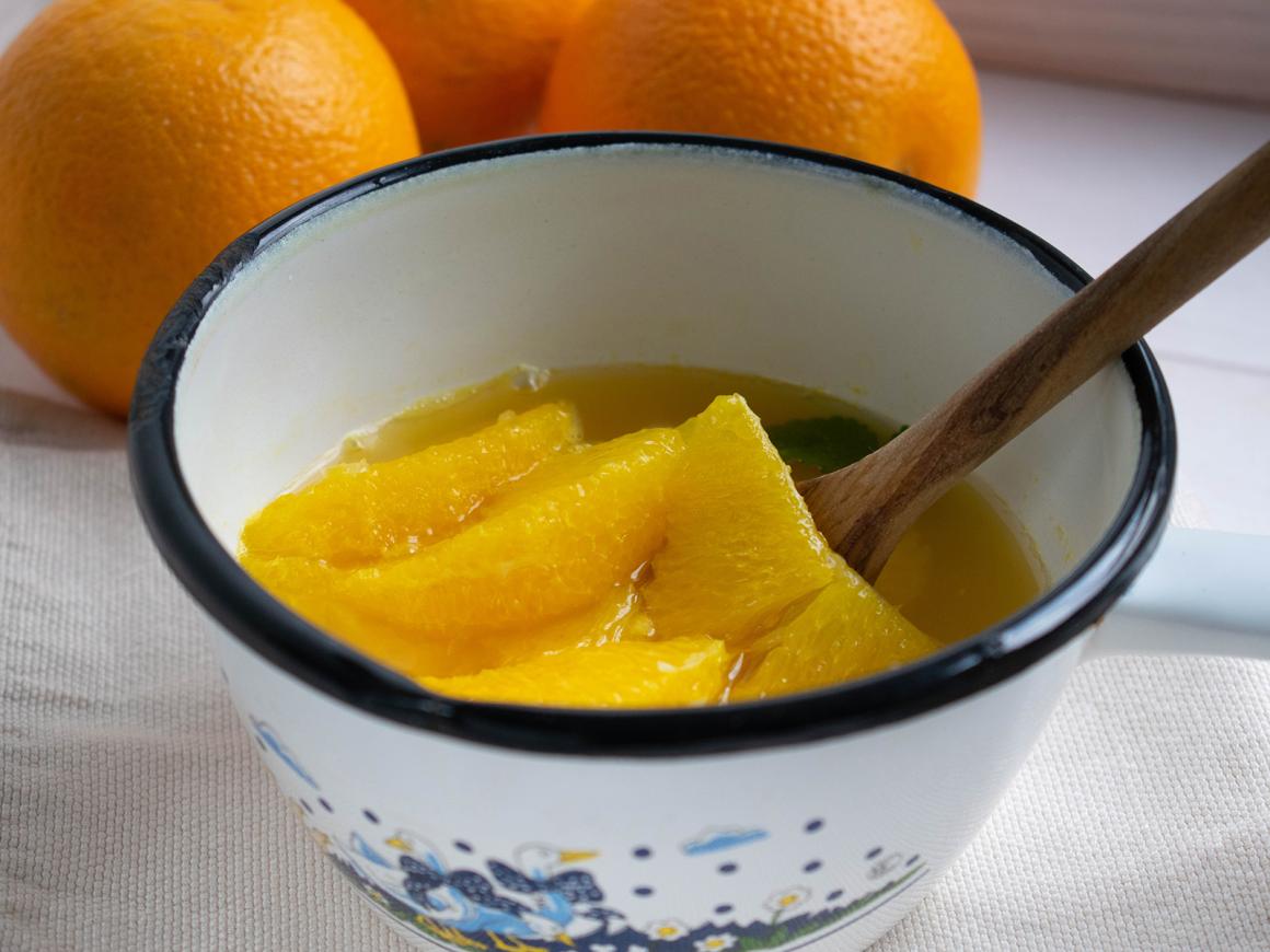 Orangenkompott