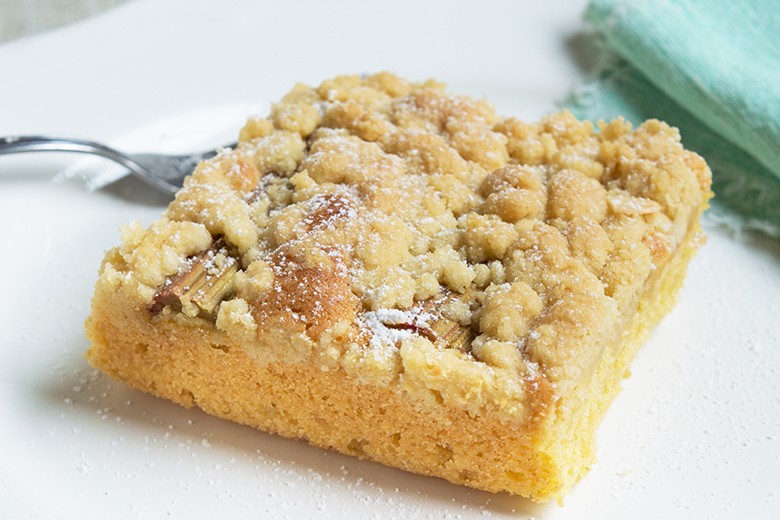 Rhabarber Streuselkuchen