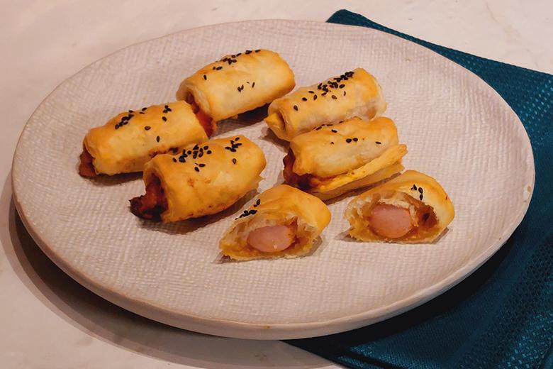 Mini-Wiener Würstchen im Teig